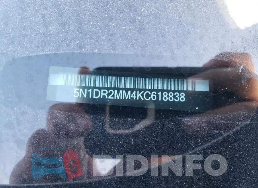 5N1DR2MM4KC618838 Photo# 13