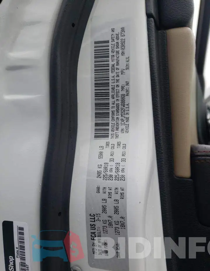1C4PJMDS2FW688068 Photo# 13