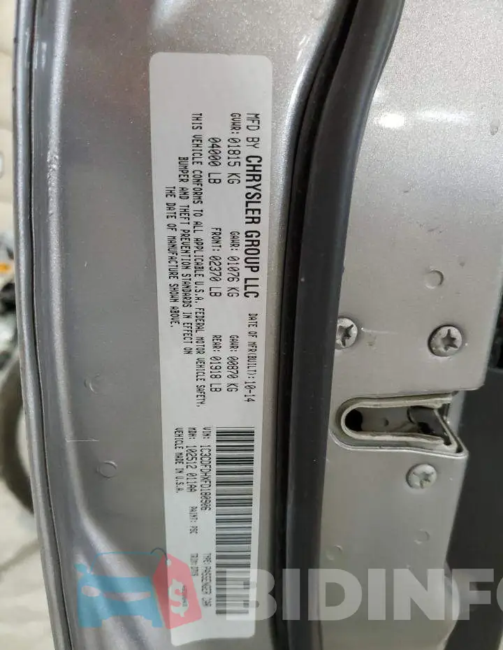 1C3CDFDHXFD180906 Photo# 12