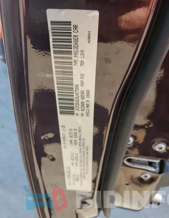 2C3CDXGJ1LH175886 Photo# 12