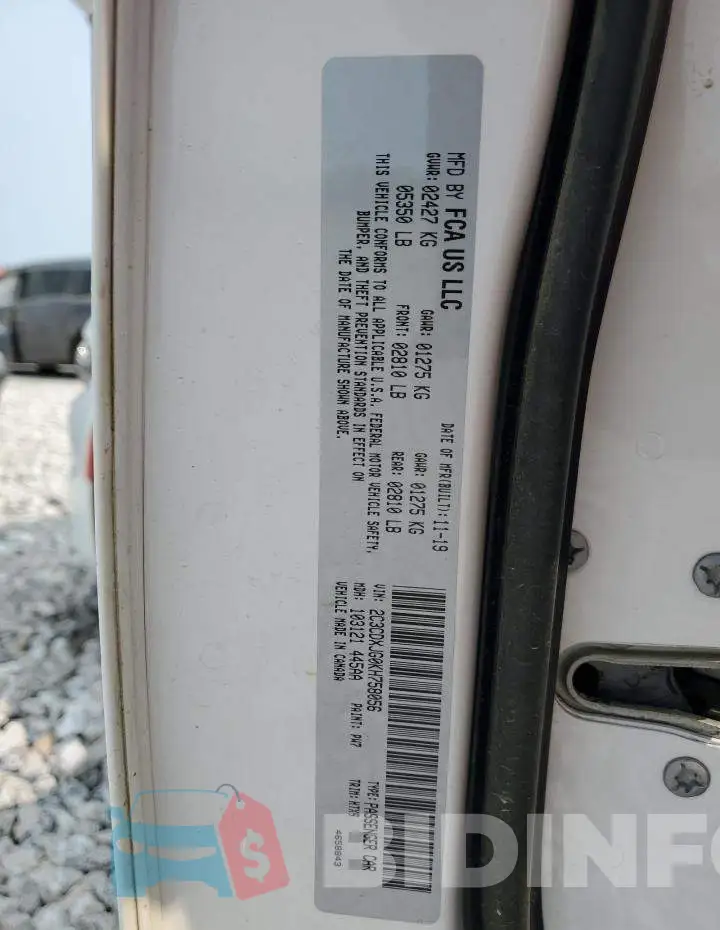 2C3CDXJG0KH758056 Photo# 12