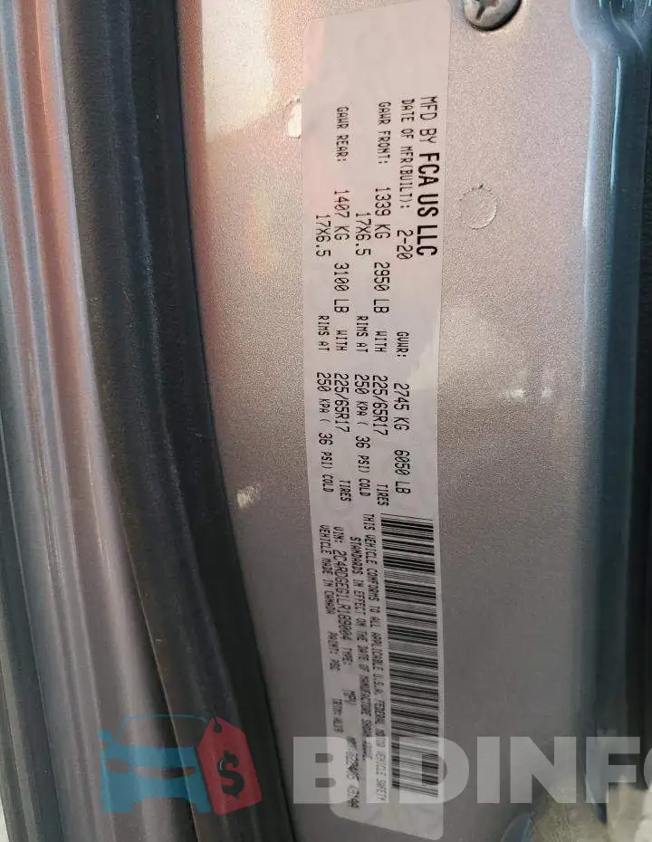 2C4RDGEG1LR189004 Photo# 12