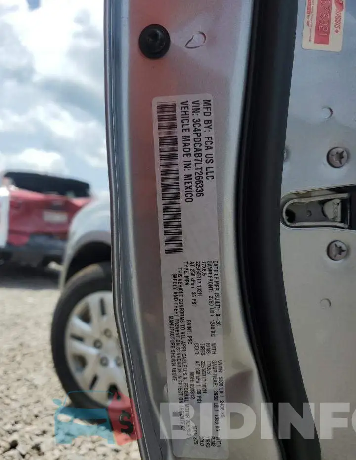3C4PDCAB7LT266336 Photo# 13