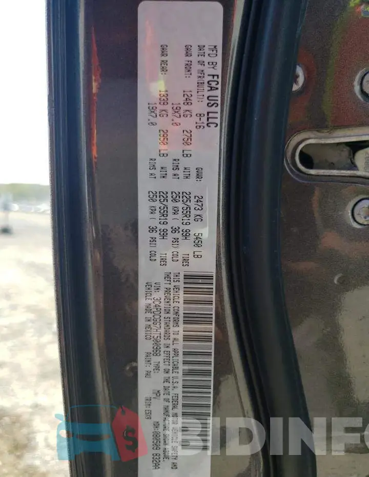 3C4PDCGG7HT500968 Photo# 14