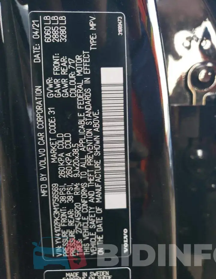 YV4102PK3M1756569 Photo# 13
