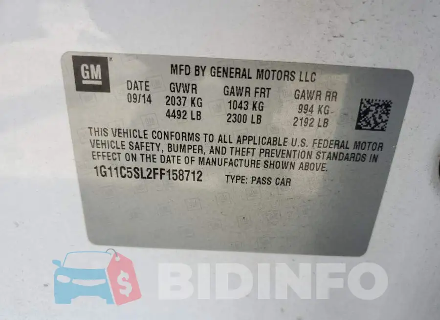 1G11C5SL2FF158712 Photo# 12