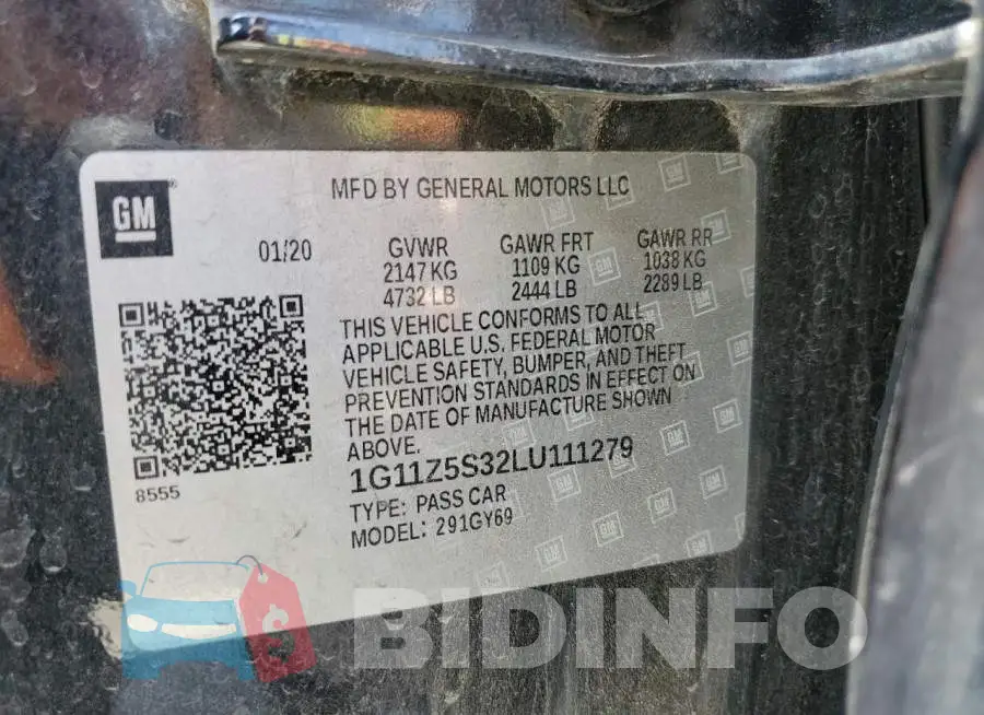 1G11Z5S32LU111279 Photo# 13