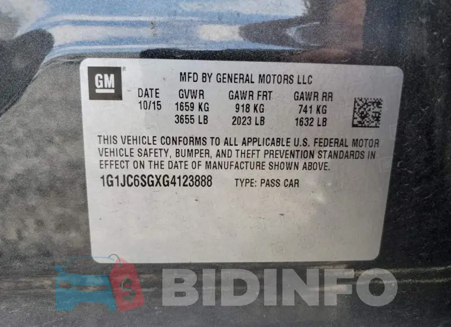 1G1JC6SGXG4123888 Photo# 12