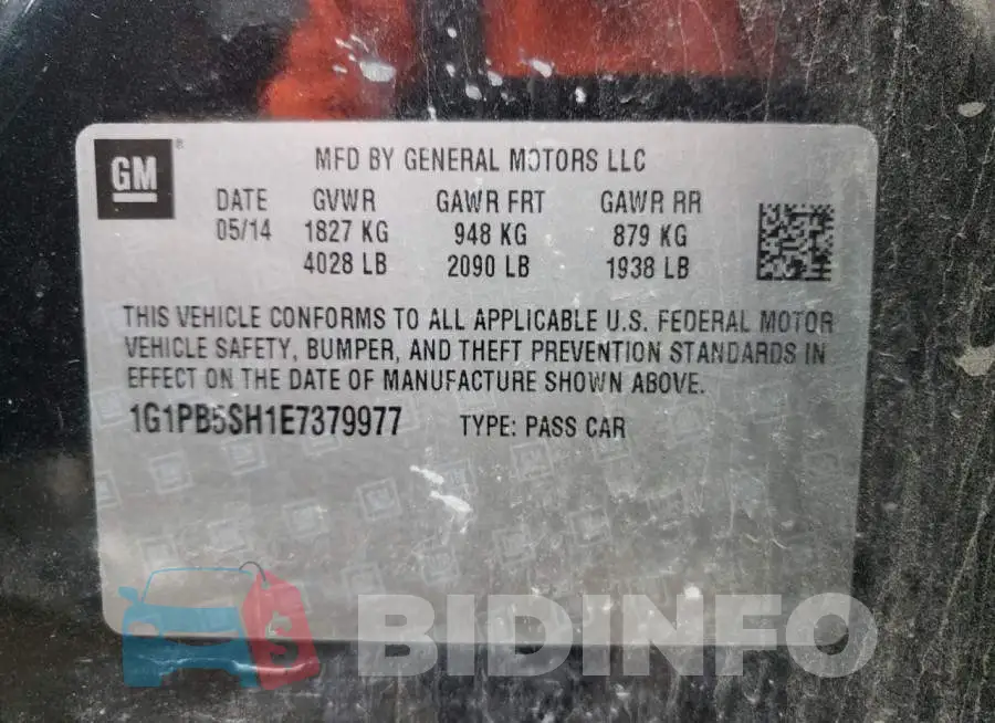 1G1PB5SH1E7379977 Photo# 10