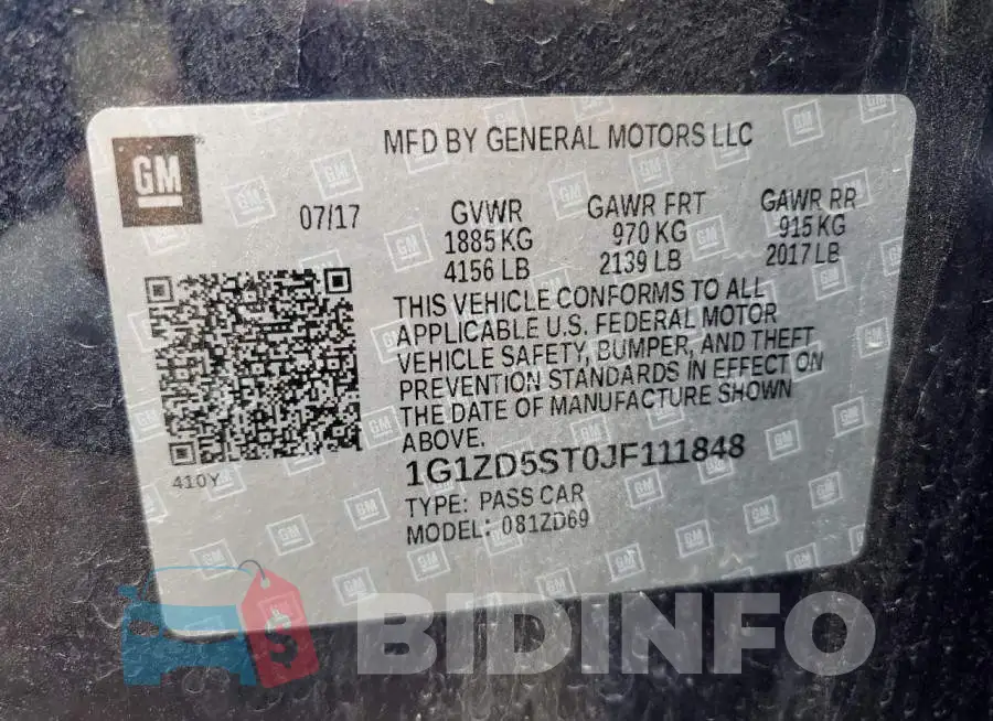 1G1ZD5ST0JF111848 Photo# 12