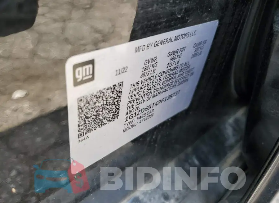 1G1ZD5ST4PF138737 Photo# 12