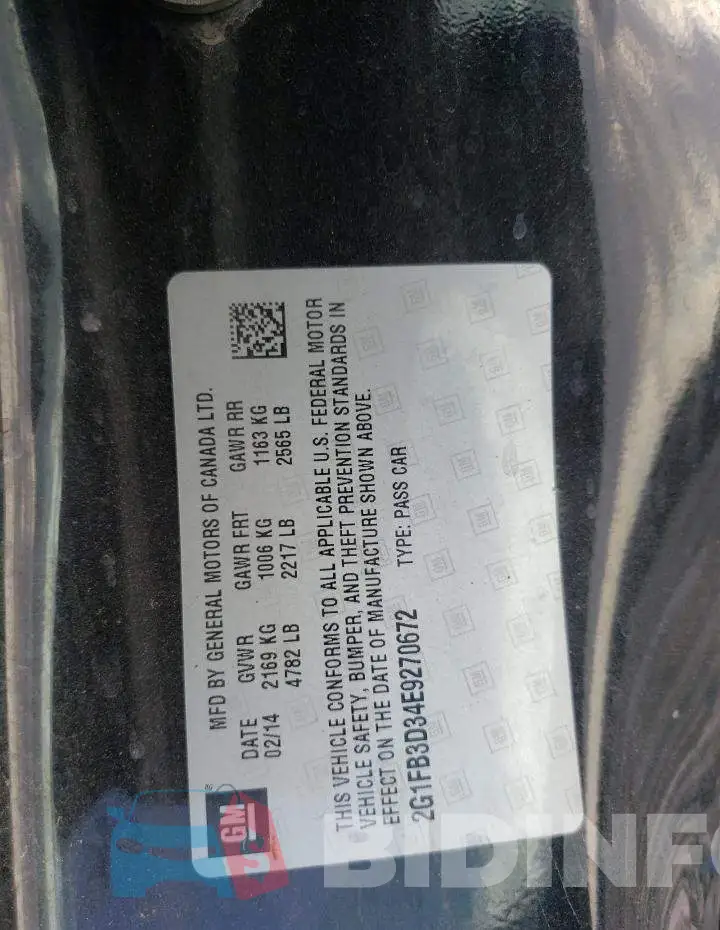 2G1FB3D34E9270672 Photo# 12