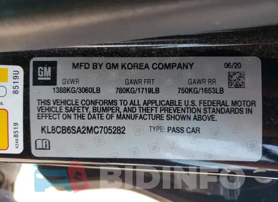KL8CB6SA2MC705282 Photo# 13