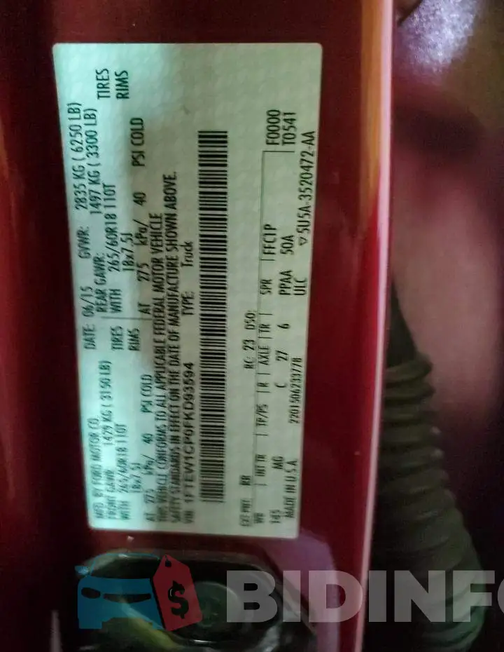 1FTEW1CP0FKD93594 Photo# 12