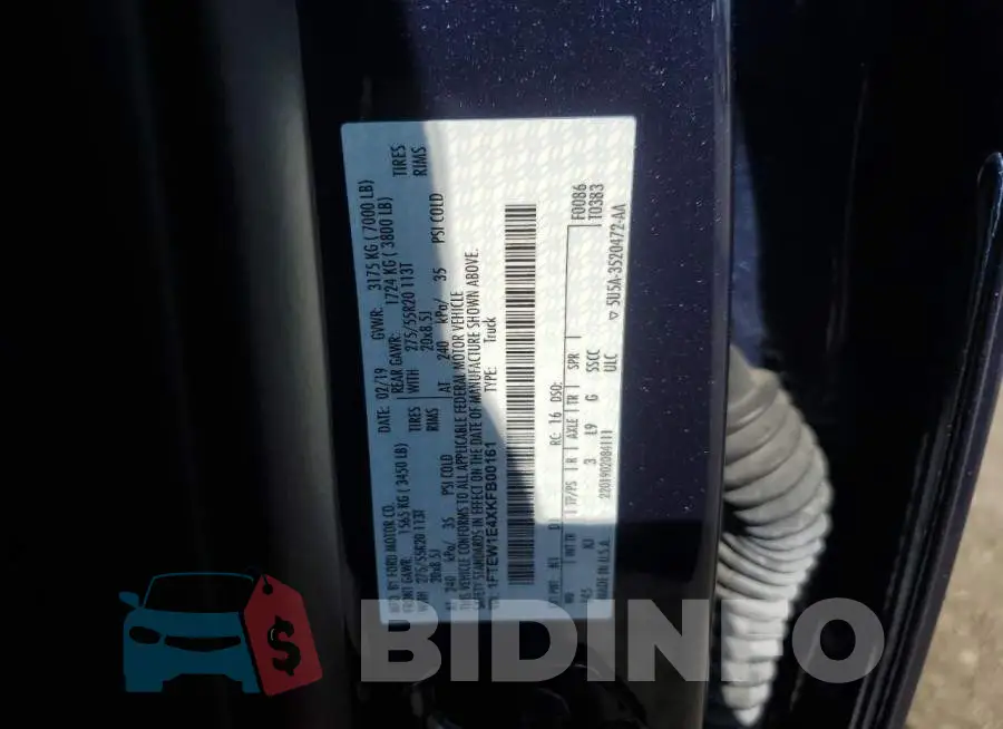 1FTEW1E4XKFB00161 Photo# 12