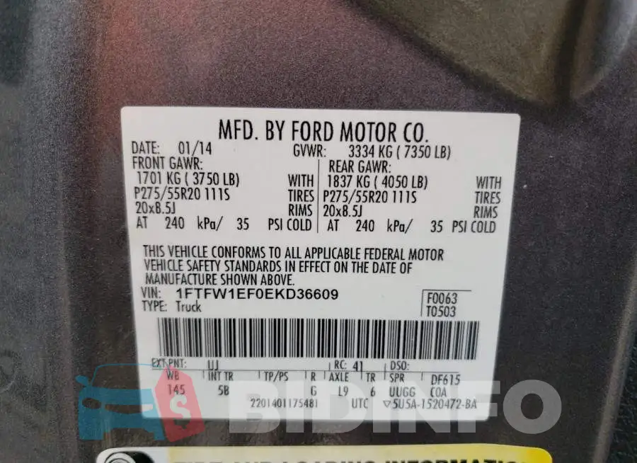 1FTFW1EF0EKD36609 Photo# 12