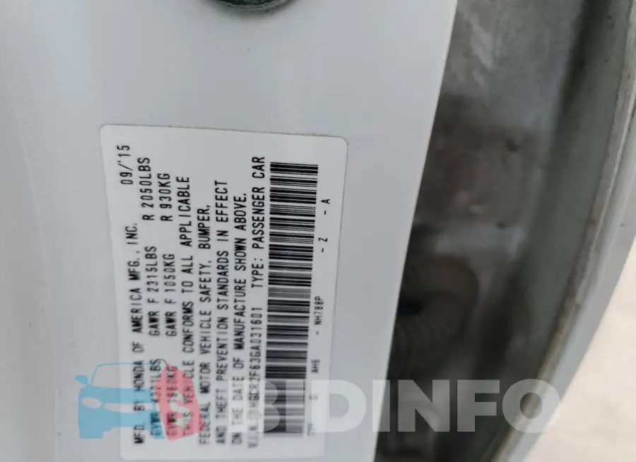 1HGCR2F63GA031601 Photo# 12