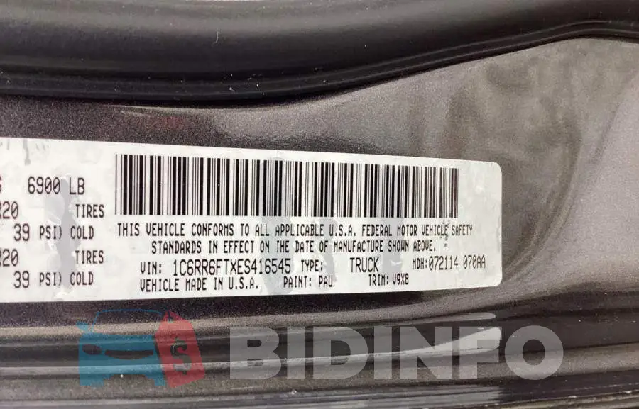 1C6RR6FTXES416545 Photo# 10