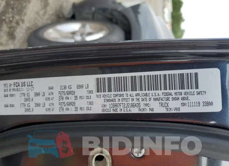 1C6RR7FT2JS186435 Photo# 12