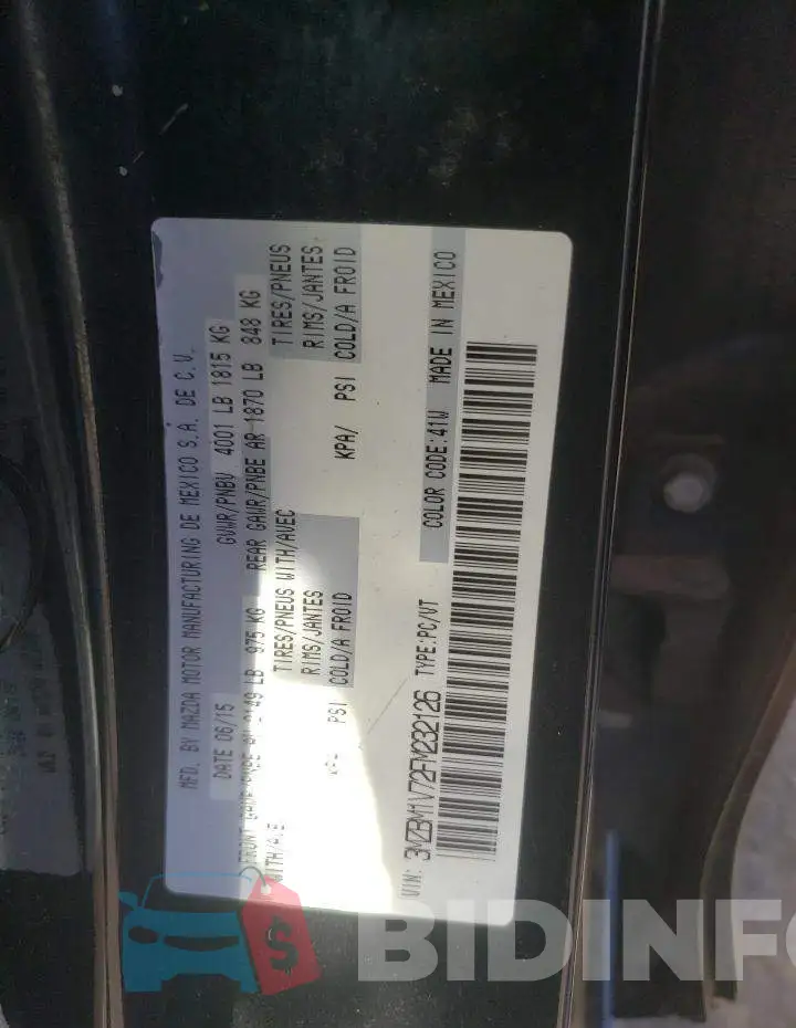 3MZBM1V72FM232126 Photo# 12
