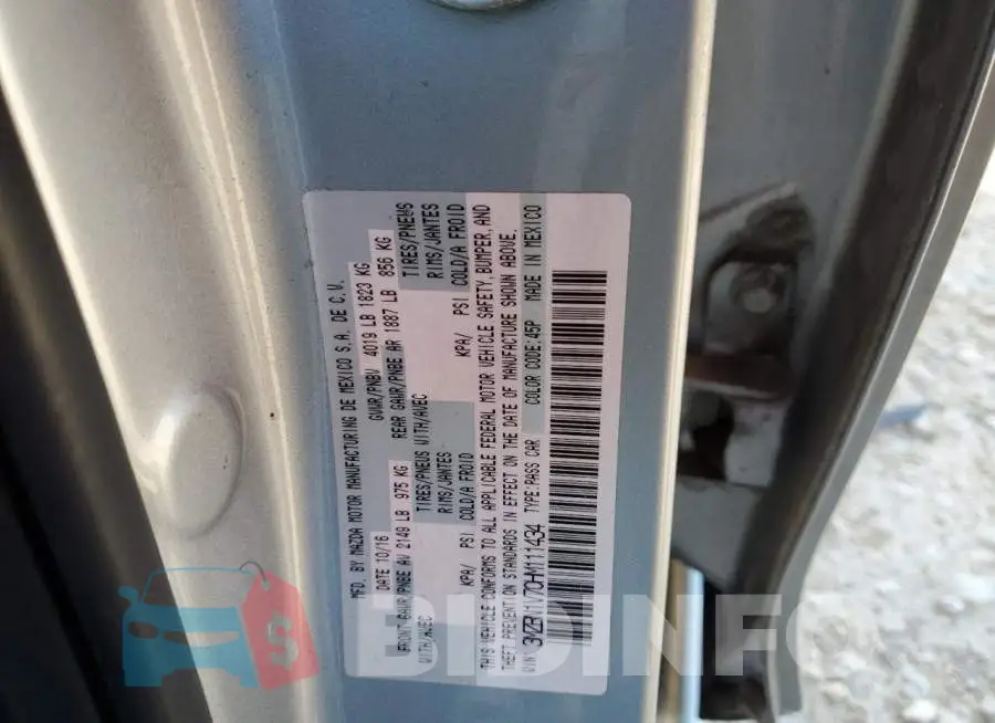 3MZBN1V70HM111434 Photo# 12