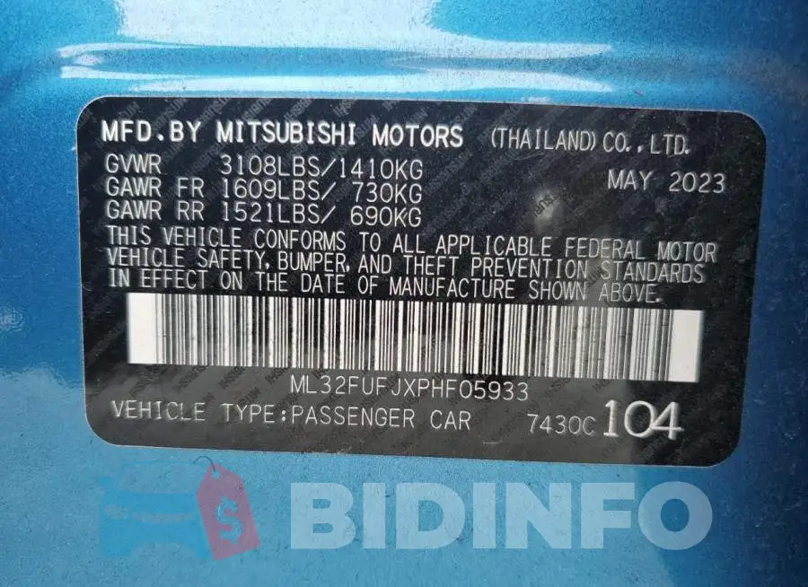 ML32FUFJXPHF05933 Photo# 12