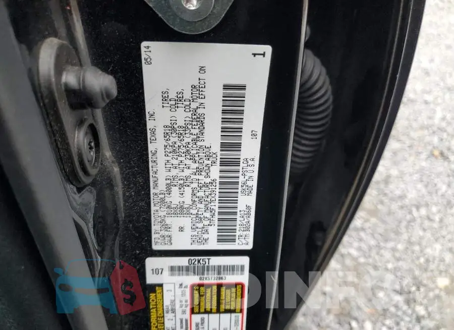 5TFHW5F17EX391256 Photo# 12