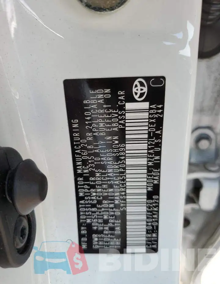 5YFS4RCE5LP054896 Photo# 12