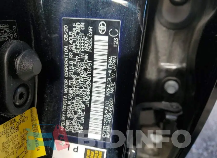 JTNB4MBE3M3110151 Photo# 12