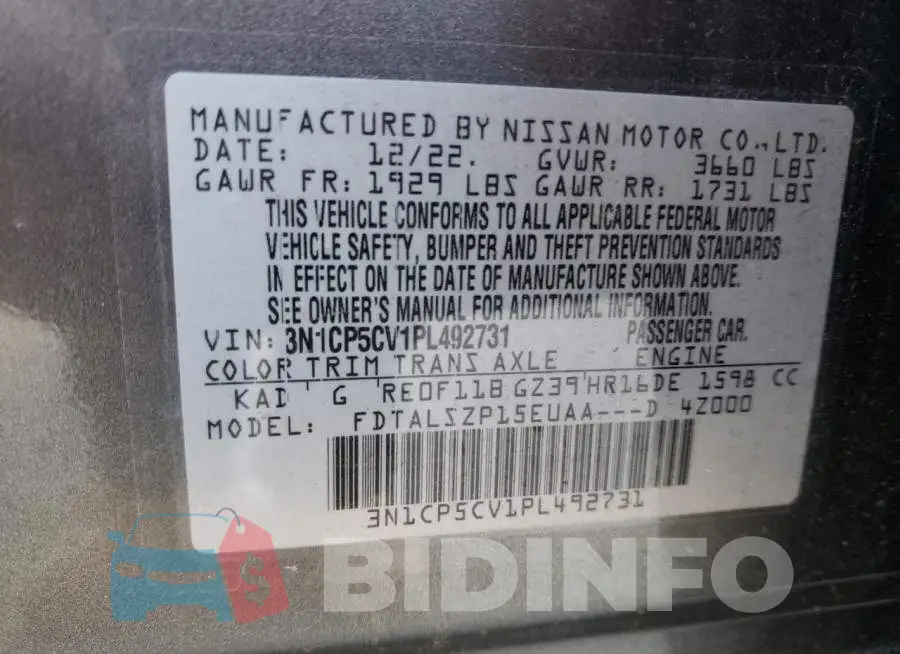 3N1CP5CV1PL492731 Photo# 12