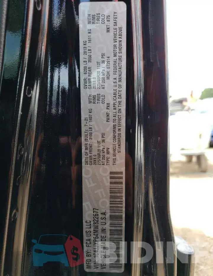 1C4JJXP64MW822677 Photo# 13