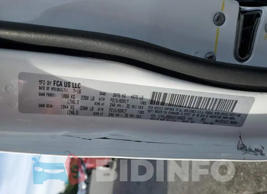 1C4NJRBB4HD100659 Photo# 13