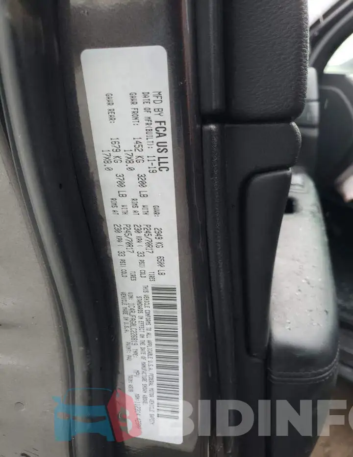 1C4RJFAG0LC226819 Photo# 13