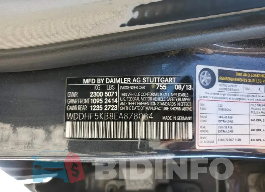WDDHF5KB8EA878084 Photo# 12