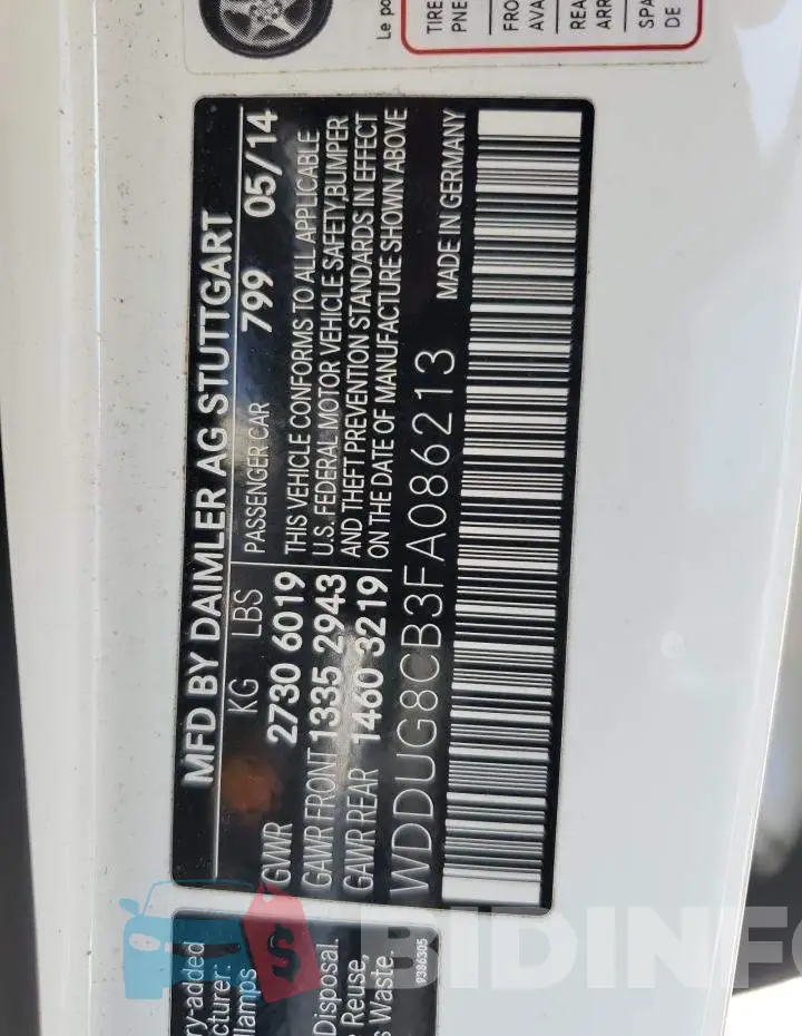 WDDUG8CB3FA086213 Photo# 12