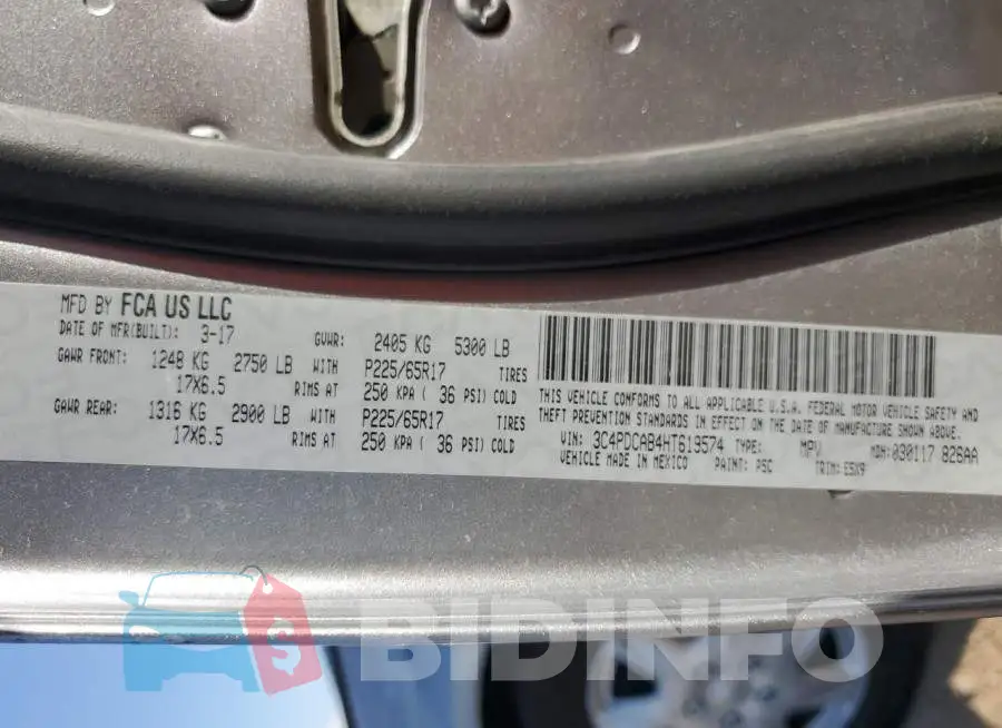 3C4PDCAB4HT619574 Photo# 13