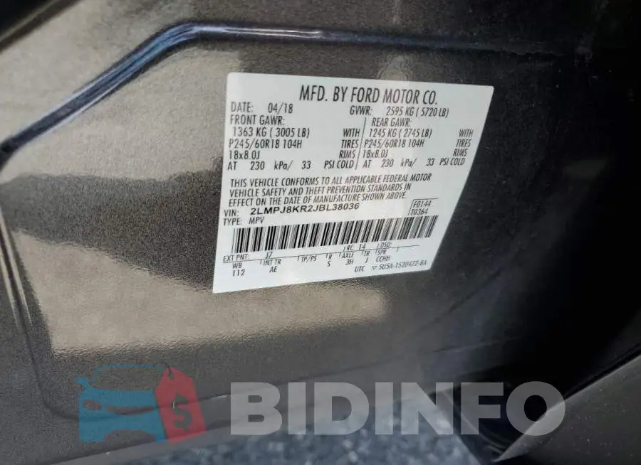 2LMPJ8KR2JBL38036 Photo# 13