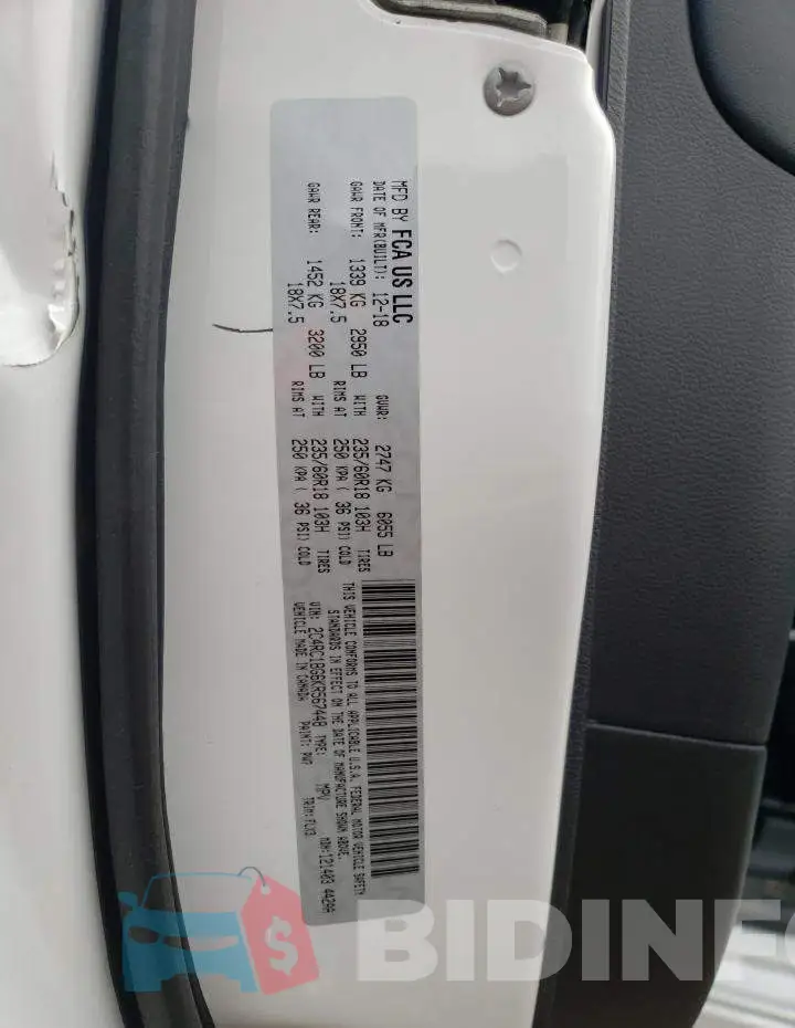 2C4RC1BG6KR567448 Photo# 13
