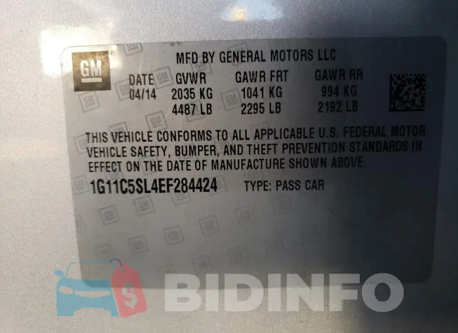 1G11C5SL4EF284424 Photo# 12