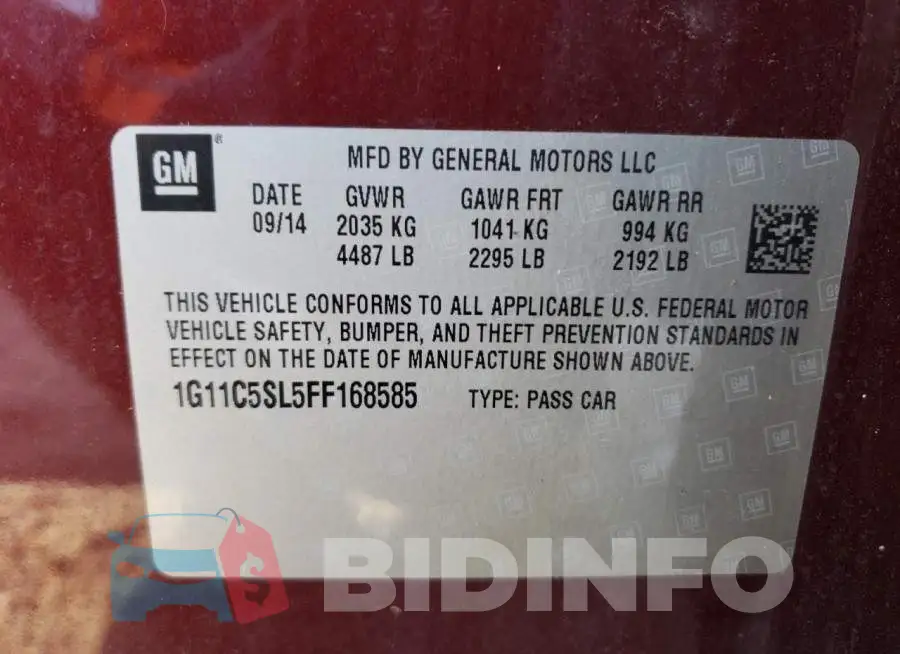 1G11C5SL5FF168585 Photo# 12