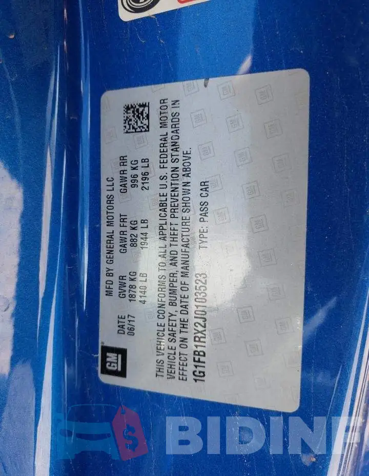 1G1FB1RX2J0103523 Photo# 12