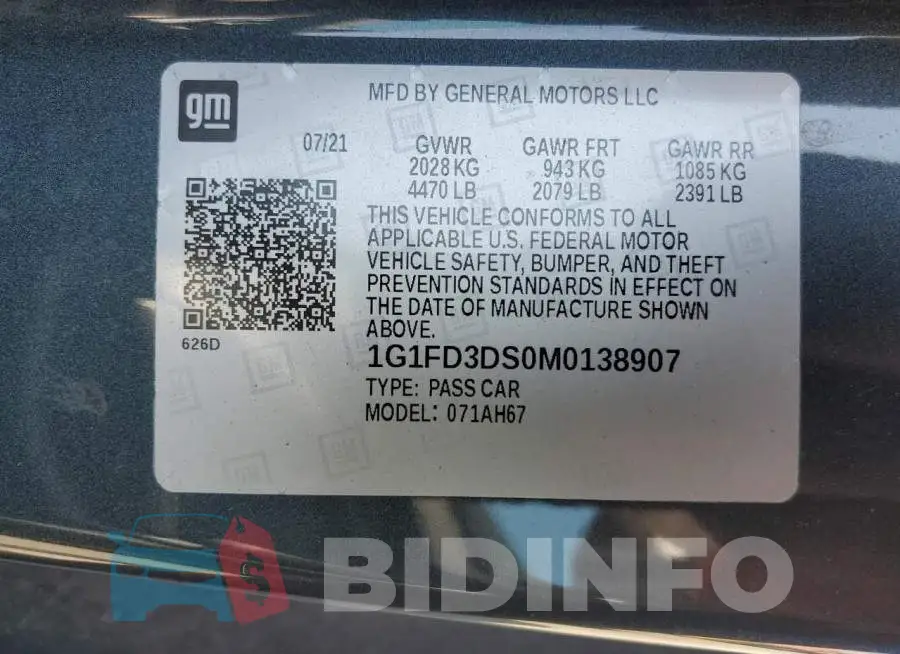 1G1FD3DS0M0138907 Photo# 12