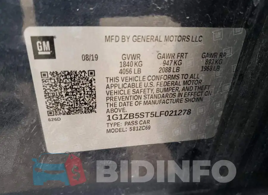 1G1ZB5ST5LF021278 Photo# 12