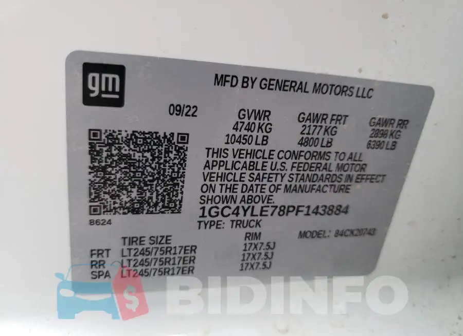 1GC4YLE78PF143884 Photo# 12