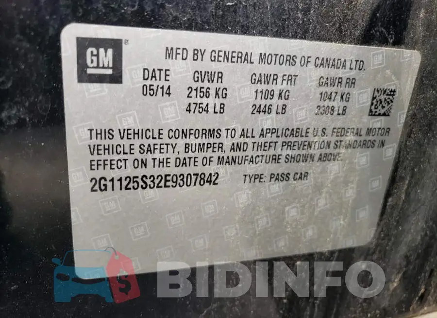 2G1125S32E9307842 Photo# 12