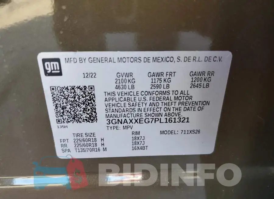 3GNAXXEG7PL161321 Photo# 13