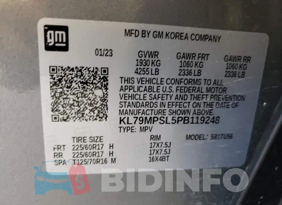 KL79MPSL5PB119248 Photo# 12