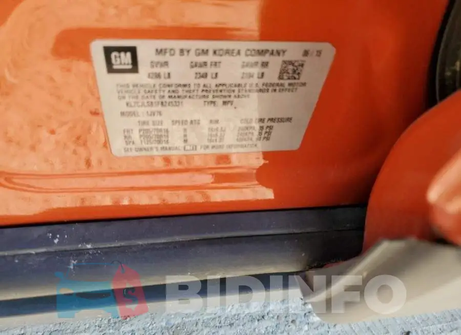 KL7CJLSB1FB245331 Photo# 12