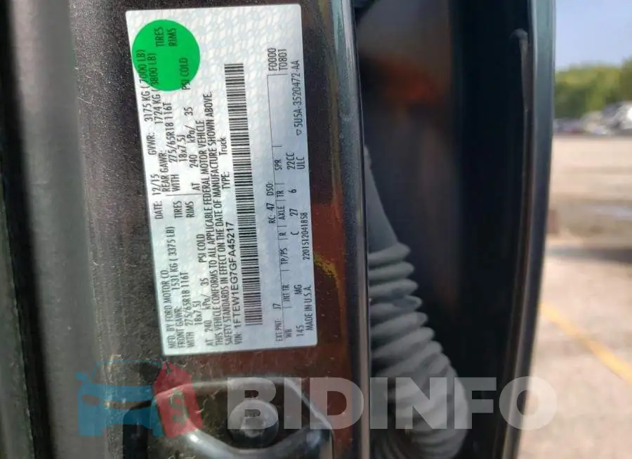 1FTEW1EG7GFA45217 Photo# 12