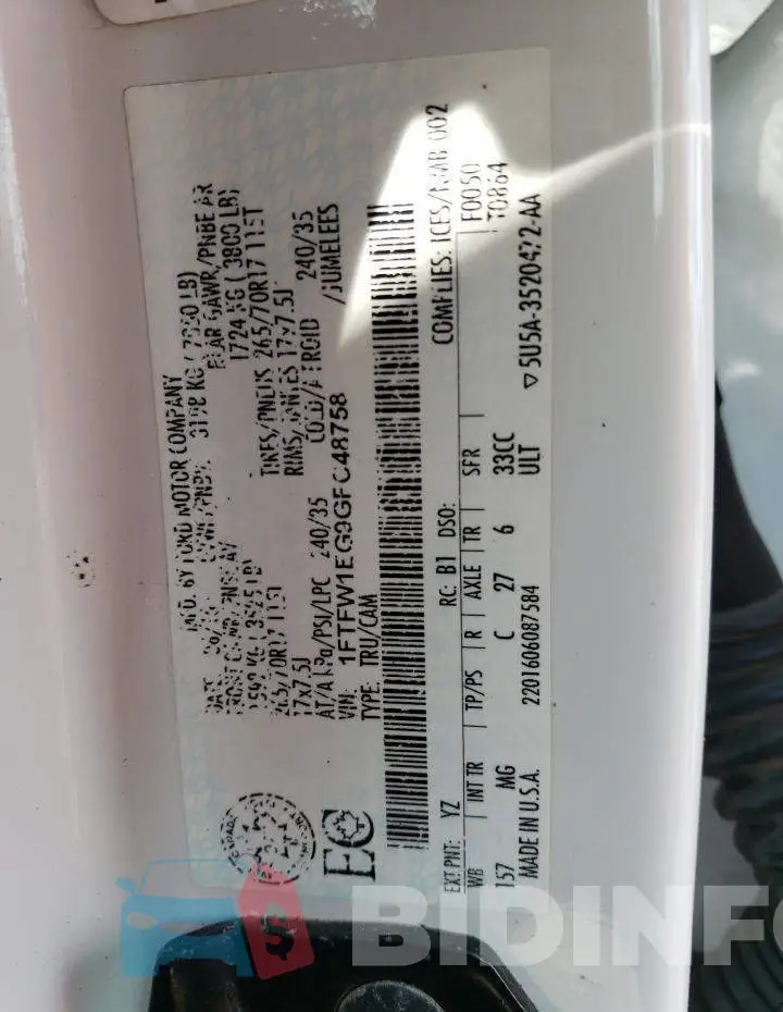 1FTFW1EG9GFC48758 Photo# 12